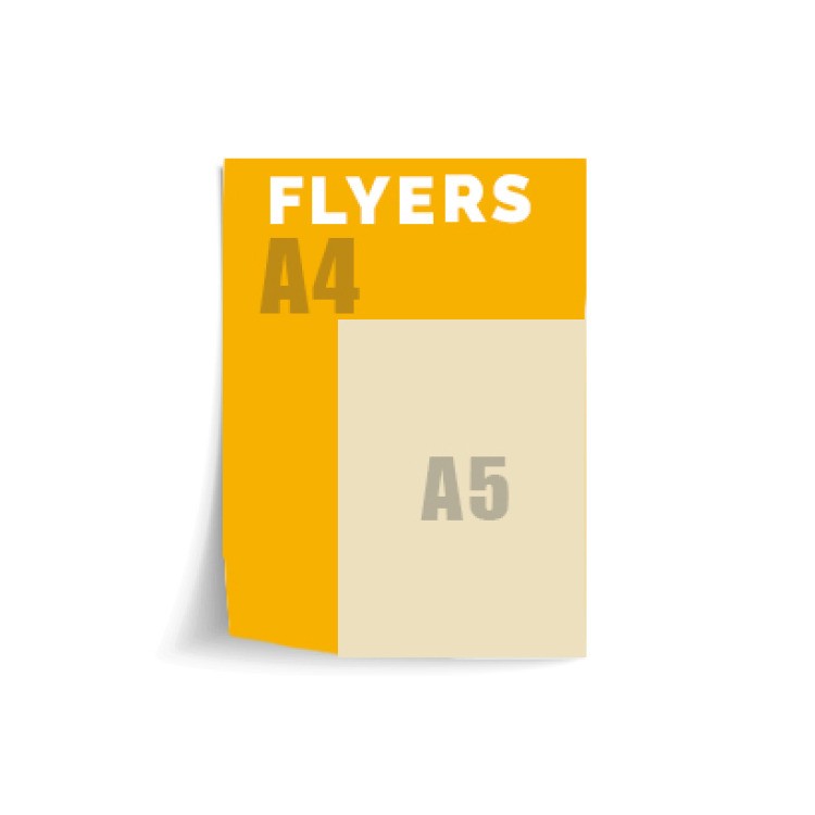 A4 flyer standaard