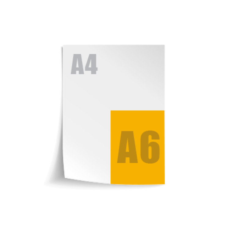A6 Flyer standaard